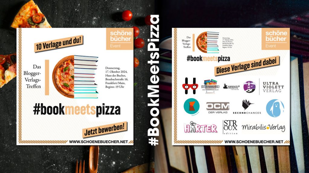 #bookmeetspizza, das exklusive Blogger-Verlags-Treffen zur Frankfurter Buchmesse 2024.