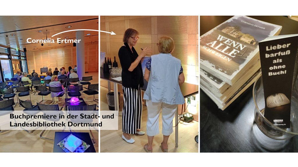 Bilder von der Buchpremiere mit Cornelia Ertmer