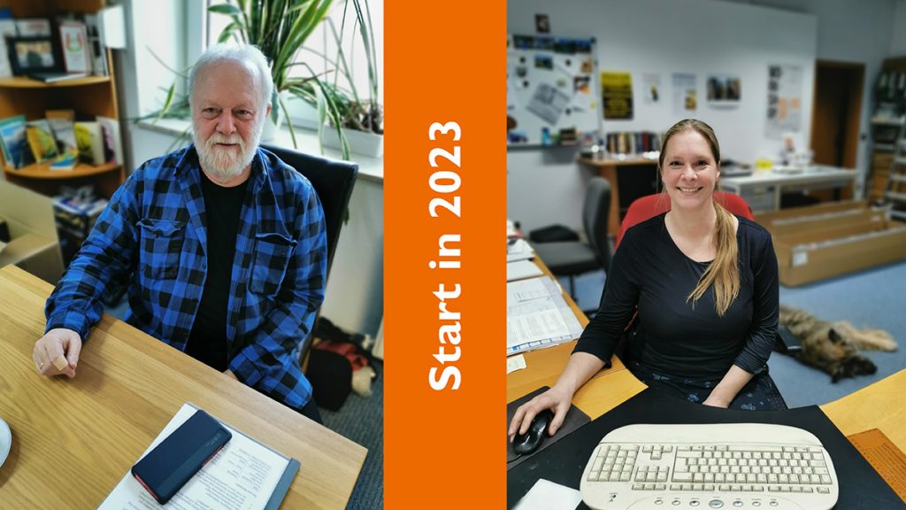 Start in das Jahr 2023 mit der Autorin Enka Wiese und dem Autor Winfried Thamm.