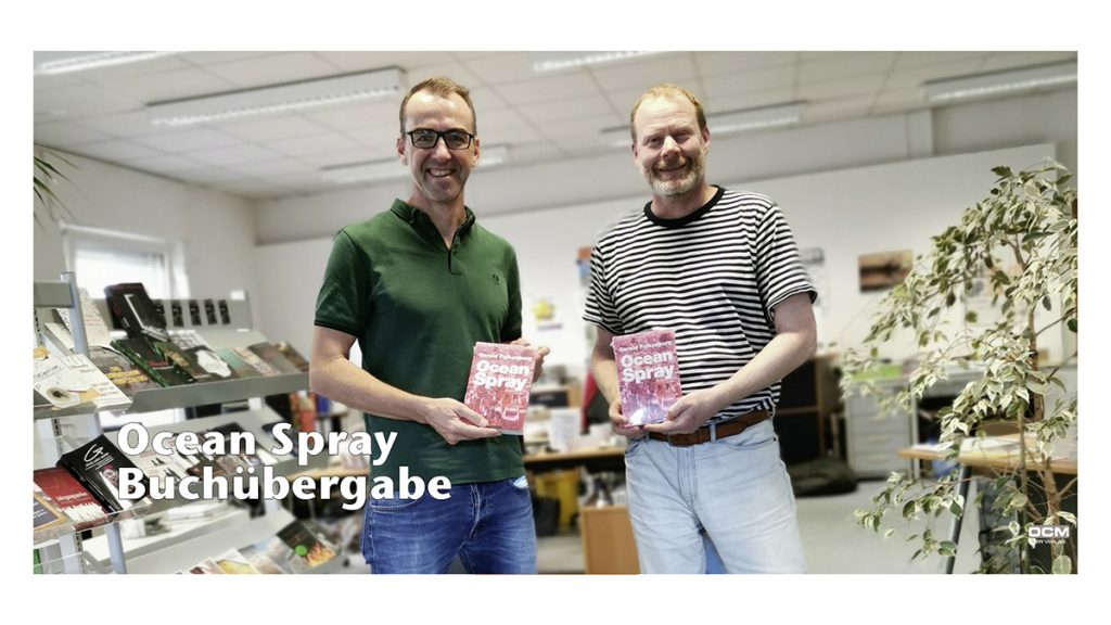 Autor und Verleger präsentieren den druckfrischen Thriller Ocean Spray