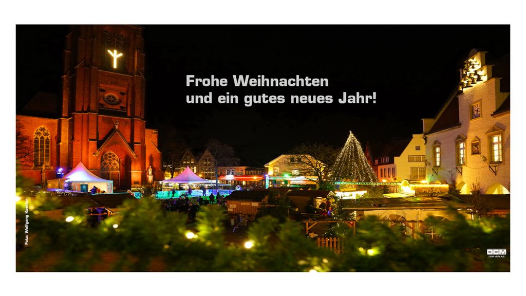 Abendlicher Weihnachtsmarkt in Haltern am See