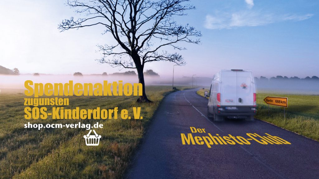 Spendenaktion zugunsten SOS-Kinderdorf e.V. mit dem Buch Der Mephisto-Club